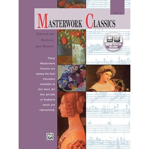 Pre-Owned Masterwork Classics: Level 5, Book & Online Audio, 9780739016718, 0739016717, Paperback, Level 5 edition