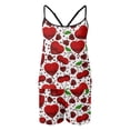 thumbnail image 4 of Yuncity Women'S Valentine's Day Pajamas Heart Printed Camisole Shorts Home Sleeveless Top Fashion Pj'S Loungewear White L, 4 of 4