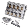 thumbnail image 1 of Lefu Professional Travel Bass Bridge 4String Headless Brass Roller Saddle Guitar Part, 1 of 10