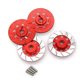 thumbnail image 1 of Adaptador hexagonal de disco de freno de metal de 4 piezas para 1/10 Sakura D4 Rc Car, rojo Afortunado Sencillez, 1 of 5