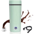 thumbnail image 1 of Jinsinto Travel Electric Kettle 3 in 1 Mini Kettle and Mini Thermos 350ml, Green, 1 of 5