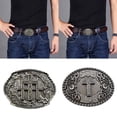 thumbnail image 2 of lanema Carved Belt Buckle for Waist Belt Replacement Cowboy Clothing Accessories, 2 of 13