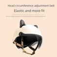 thumbnail image 5 of Casco de coche eléctrico para hombres y mujeres, medio casco a prueba de viento para protección solar de verano, casco de seguridad para coche con batería portátil, 5 of 5