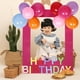 thumbnail image 5 of 1 juego de marcos de fotos para fiestas, estilo K-Pop, para decorar el primer cumpleaños del bebé, celebración de 100 días, accesorios de ambiente de feliz cumpleaños, 5 of 8