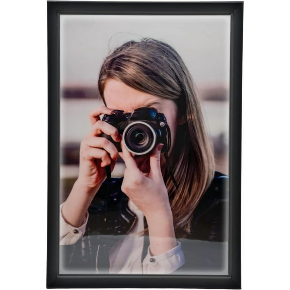 27x40 Inch LED Poster Frame, Slim Snap Aluminum Alloy LED Light Box Wall Mounted Advertising Picture Frame Display LED Light Box Sign for Advertising Photo Poster Menu Display