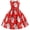 red A, variant on Girls Christmas Dresses Fancy Halloween Christmas Festival Party Dress 2-9Y