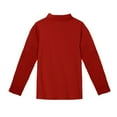 Girls' Long Sleeve Polo Shirt Casual Spring Collared Top Basic School ...