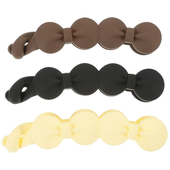 WHAMVOX  3 Pcs Ponytail Banana Clips Hair for Thick Set Fastener Hairpin