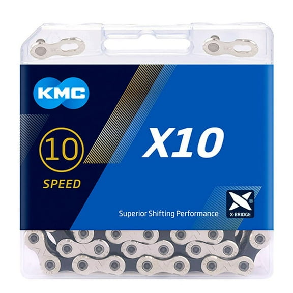 KMC X10 10 Speed Bike Chain 1 2 X 11 128 116 Links Compatible with Shimano Campagnolo SRAM