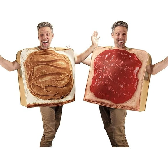 Peanut Butter and Jelly Couples Costume Dress Up Party Wear