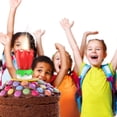 thumbnail image 3 of Birthday Cake Flower Candles with Happy Birthday Music Rotating Setup - Red, 3 of 8
