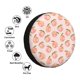 thumbnail image 4 of Fotbe Peach With Leaves Funda de Llanta de Repuesto con Estampado, Engrosada, Ajuste Universal para Jeep, Remolque, RV, SUV, Camión-16 inch, 4 of 6
