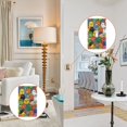 thumbnail image 4 of Yayeee Toggle Light Switch Wall Plate 1-Gang 4.5"x2.7" Home Decorative Outlet Cover, Colorful Birds Pattern, 4 of 7