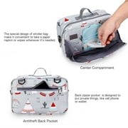 Baby Stroller Storage Bag-Diaper Bag Infant Carriages Waterproof Hanging Bag Portable Mommy Bag for Baby Going Out