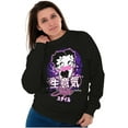 thumbnail image 3 of Betty Boop Hashtag Sassy Style Women Crewneck Sweatshirt Brisco Brands S, 3 of 6
