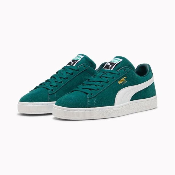 PU & MA Suede Classic Myrtle Green White Classics Mens Sneakers NEW