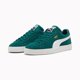 thumbnail image 1 of PU & MA Suede Classic Myrtle Green White Classics Mens Sneakers NEW, 1 of 5