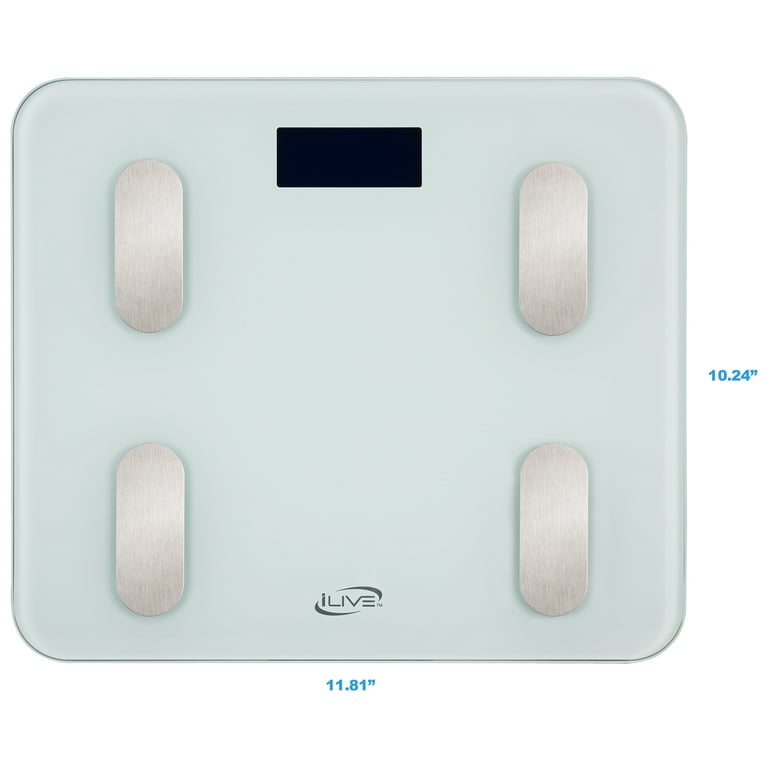 Bisonbody Smart Digital Scale for Body Weight and Fat Percentage, 22 B –  BisonBody