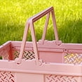 thumbnail image 4 of Cesta de almacenamiento, cesta de Picnic plegable, cesta de compras pequeña apilable para comestibles, cesta de plástico plegable de alta capacidad, 4 of 4