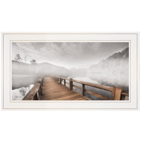 Lake Cherokee Dock I by Lori Deiter Printed Wall Art Wood Multi-Color