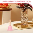 thumbnail image 3 of Minkissy 2pcs Metal Bells Handbell Iron Pink Round Simple Design For Parties, 3 of 8