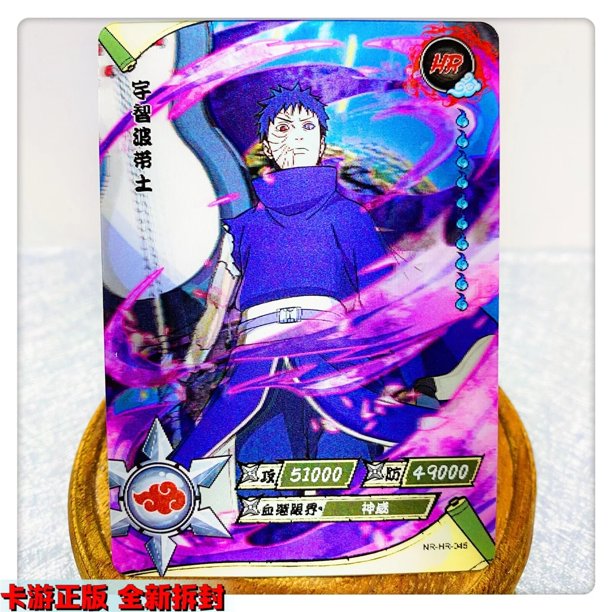 Tarjeta Kayou HR serie 36 ~ 70 Naruto Uchiha Sasuke Nohara Rin Sasori regalo de cumpleaños de Navidad juguetes raros tarjeta de colección 3D