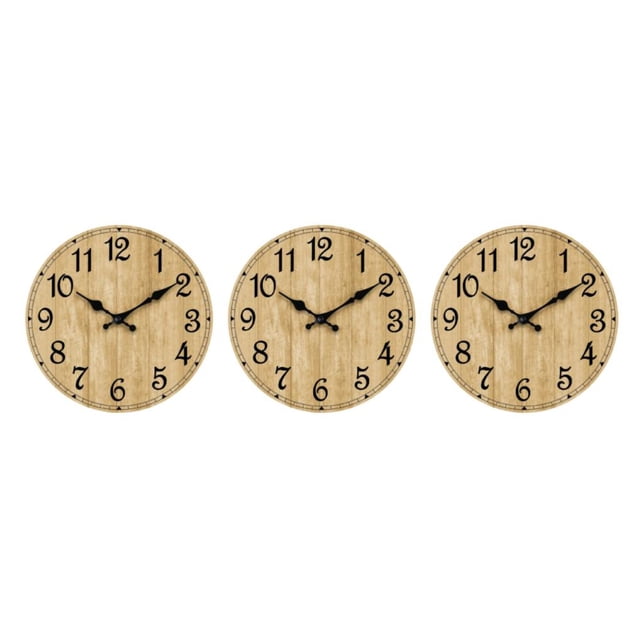 Guardoinrt Hanging Wall Clock Durable Construction For Long-lasting Easy To Read Decorative Wall Clock As Shown type 4 3Set