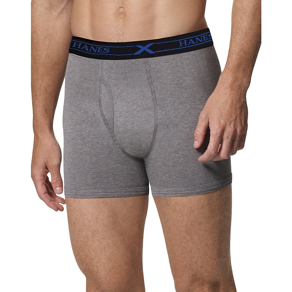 Hanes Mens 3Pack Ultimate XTemp Short Leg Boxer Trunks Walmart