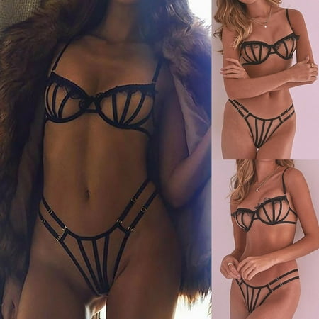 

Wandatree Women Lingerie Corset Lace Underwire Racy Muslin Sleepwear Underwear Tops+Briefs