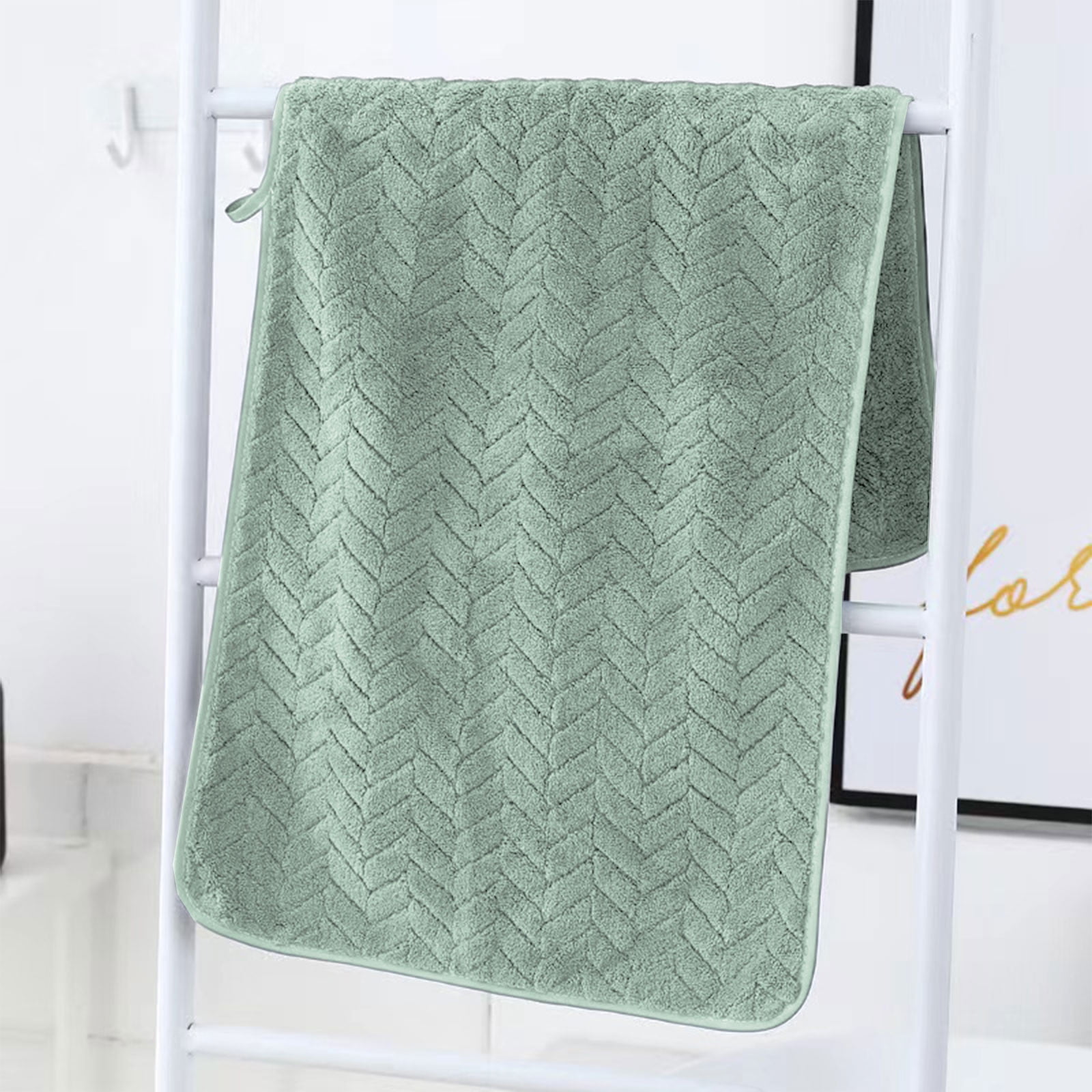 Wovilon Eight Pieces Of Velvet Square Towel Towel Bath Towel Plain Household Bath Wash Face Wipe Dry Absorbent Soft Household Set