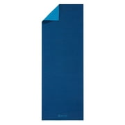 Gaiam Premium 2-Color Yoga Mat, Navy/Blue, 5mm
