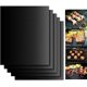thumbnail image 1 of Alfombrilla de cocina para barbacoa, 4 piezas de 40x33cm, práctica para barbacoas, pero también en la cocina en estufas y parrillas de carne y pescado Feliz Sencillez, 1 of 5