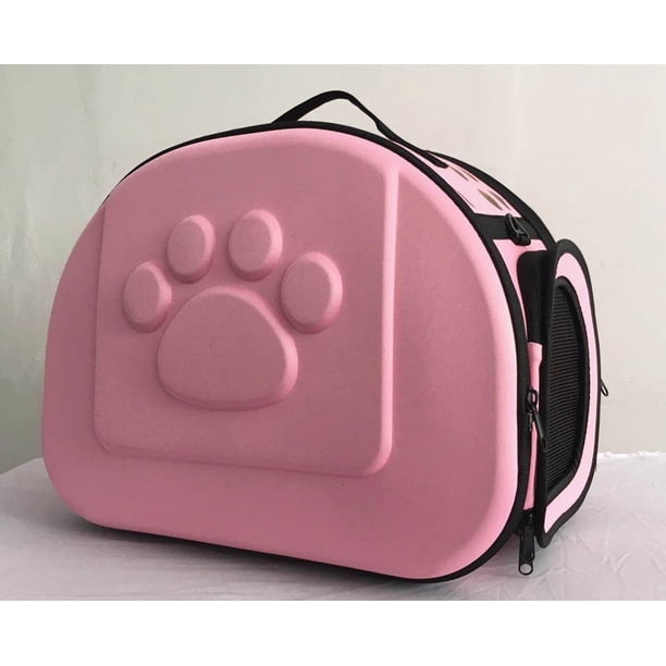 Bolsa para mascotas plegable de color sólido Bolsa para gatos transpirable Mochila portátil para mascotas