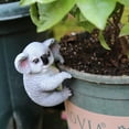 thumbnail image 3 of Pearlead Resin Animal Hugger Plant Hangers 2 Count, 3 of 5
