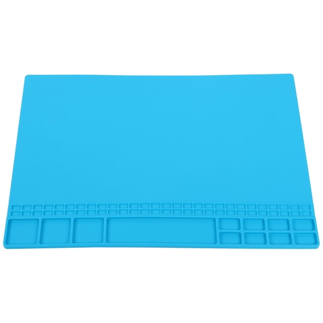 Estera De Reparación De Silicona Resistente Al Calor Para Estación De Soldadura Con Tira Magnética, 500 Grados Celsius , 405x305x8 Mm Para Estación De Soldadura