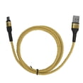 thumbnail image 2 of Cable micro USB, cable de datos tejido de carga rápida de 3 A y 1 m, cable de carga para teléfono, diseño fácil de usar, 2 of 9