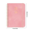 thumbnail image 3 of July 2025 to 2026 Schedule Planner A5 Faux Leather Coil Bound 140 Sheets Thick Paper Portable Durable for Work School Home Daily Journal Organizer, 3 of 5