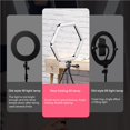 thumbnail image 5 of Maquillaje Plegable Live Lamp Phone Live Led Light Selfie Ring Light Accesorios De Belleza Vogacara EL013476-04, 5 of 5