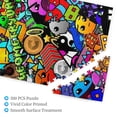 thumbnail image 4 of Geometry Dash - Rompecabezas de madera de 500 piezas, apto para niños y adultos, rompecabezas para niños y niñas, juguetes de entretenimiento con rompecabezas, talla única, 4 of 8