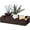 Brown, variant on Paper Rope Scalloped Storage Basket – with 2 Wooden Handles, Neutral, for Toilet Paper, Living Room, Bedroom, Over-Toilet Shelf, End Table, Shelves
