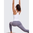 thumbnail image 3 of Top CRZ YOGA Butterluxe con espalda nadadora y sostén acolchado Blanco L, 3 of 5