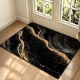 thumbnail image 6 of Bleum Cade Marble Swirl Abstract Area Rugs 2x3 Entryway Rug,Black Gold Non Slip Washable Door Mat Outdoor Indoor Welcome Mat for Entrance, 6 of 10
