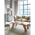 thumbnail image 4 of Dash & Albert Long Slade Handwoven Cotton Rug, 2' x 3', Teal, 4 of 7