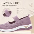 thumbnail image 4 of CHICVOMEY Comfortable Sneakers for Women Lightweight Breathable Mary Jane Shoes Non-slip Mesh Walking Shoes for Daily Wear and Travel, 4 of 8