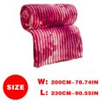 thumbnail image 5 of Djunllk Throw Blanket - Red Microfiber Ultimate Cozy Soft Blanket, Breathable Fluffy Blanket All Season Use, 78.7" x 90.5", 5 of 5