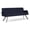 Open House Navy, variant on Willow Lounge Lobby Reception Waiting Room Sofa / Charcoal Steel / Blue