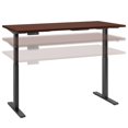 thumbnail image 2 of Move 60 Series 60W x 30D Adjustable Desk in Harvest Cherry - Engineered Wood, 2 of 6