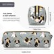 thumbnail image 3 of Disketp Funny Beagle Active Dog Estuche de Lápices de Cuero con Cierre, Estuche Compacto para Papelería, Bolígrafos y Accesorios Pequeños, 3 of 7