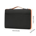 thumbnail image 3 of Laptop Case Sleeve 16 inch, Durable Carrying Bag Shockproof Protective Case Cover, Handbags Briefcase Laptop Bag Compatible with 16" Computer, Black, 3 of 6