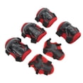 thumbnail image 4 of Ensemble de Protection pour Patinage à Roulettes 6 Pcs / Ensemble Genouillères Coudières Palmières Ajustables pour 6-18 Ans, 4 of 8
